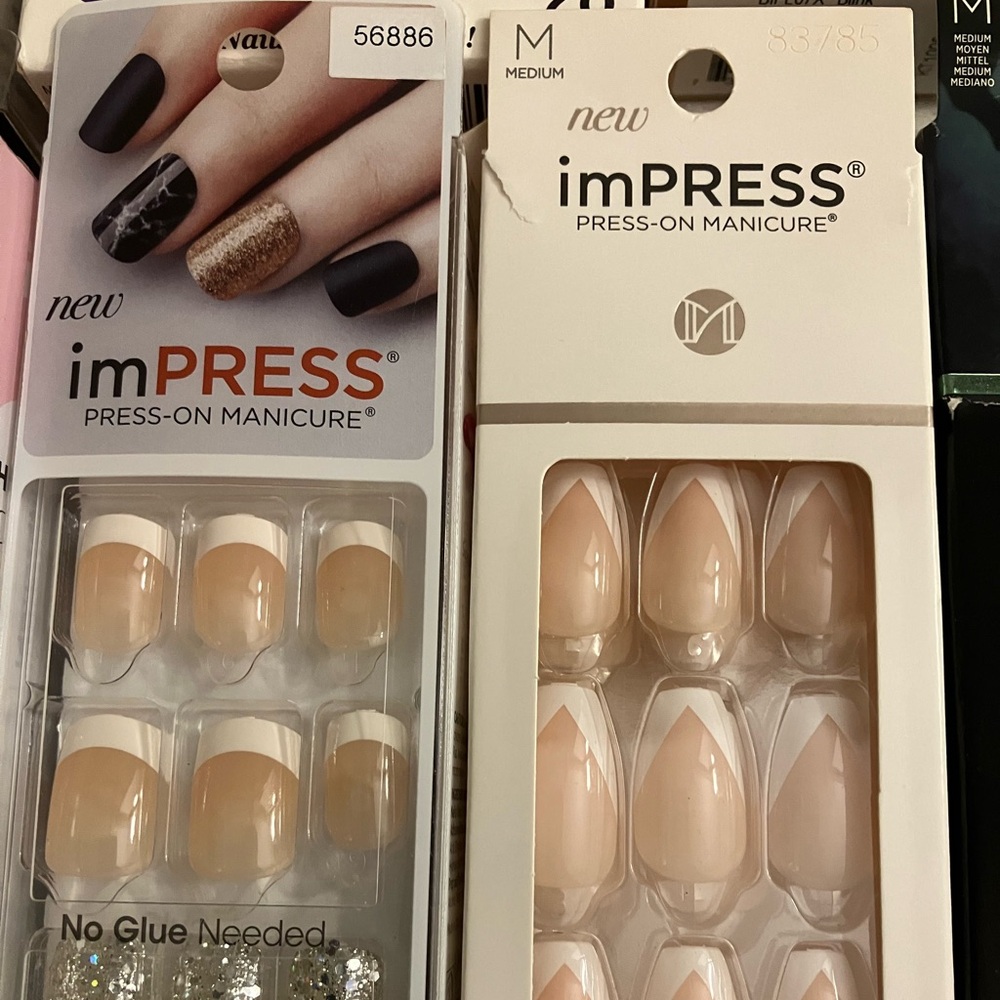 Lot of Kiss and imPRESS press on glue nails - Picture 9 of 12
